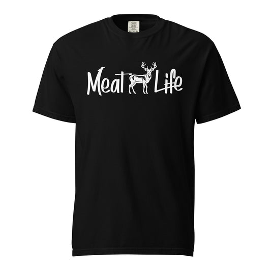 Meat Life Deer in White Unisex Tshirt DTF