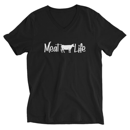 Meat Life Unisex V-Neck Tee